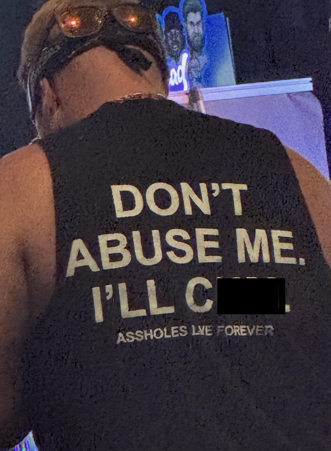 night - Don'T Abuse Me I'Ll C Assholes Lve Forever